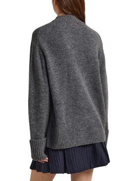 Jersey Pepe Jeans Denisse Perkins Gris Para Mujer