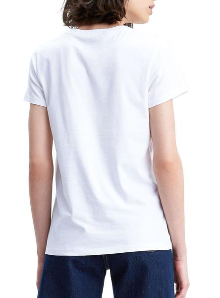 Levis Peanuts T2 Blanco Mujer