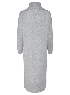 Vestido Only Brandie Roll Neck Gris Para Mujer