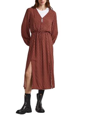 Vestido Pepe Jeans Kari Midi Para Mujer