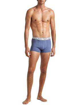 Pack 3 Bóxers Pepe Jeans Allover Logo Para Hombre