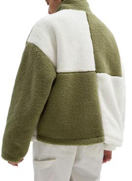 Abrigo Vans Avondale Color Block Verde Mujer
