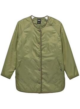 Chaqueta Vans Peake Quilted Liner Verde Mujer