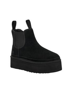 Botas UGG Chelsea Neumel Platform Negro Mujer