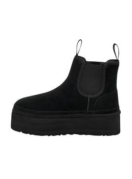Botas UGG Chelsea Neumel Platform Negro Mujer