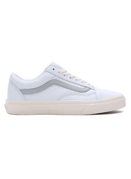 Zapatillas Vans UA Old Skool Blanco Para Mujer