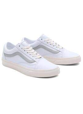 Zapatillas Vans UA Old Skool Blanco Para Mujer