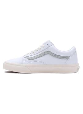 Zapatillas Vans UA Old Skool Blanco Para Mujer