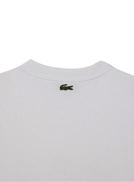 Camiseta Lacoste Basic Blanca Para Hombre