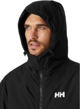 Chaqueta Helly Hansen Ervik Ins Rain Negro Hombre