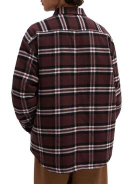 Camisa Vans Kesler Woven Cuadros Granate Hombre