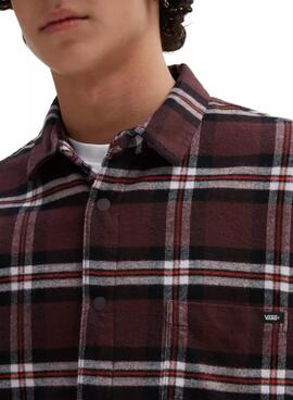 Camisa Vans Kesler Woven Cuadros Granate Hombre