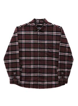 Camisa Vans Kesler Woven Cuadros Granate Hombre