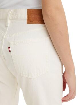 Pantalón Vaquero Levis 501 Blanco para Mujer