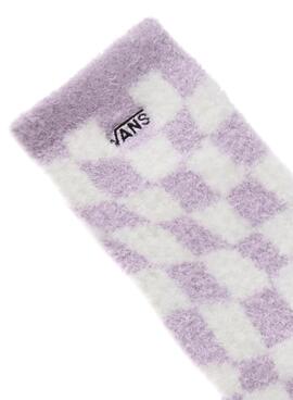 Calcetines Vans Cozy Crew Violeta Para Mujer