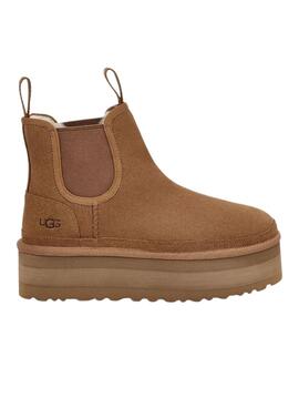 Botas UGG Neumel Platform Chelsea Chestnut