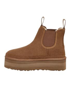 Botas UGG Neumel Platform Chelsea Chestnut