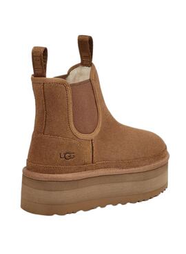 Botas UGG Neumel Platform Chelsea Chestnut