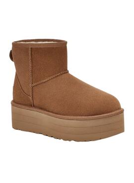 Botas UGG Classic Mini Platform Chestnut Mujer