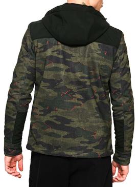 Chaqueta Superdry Softshell Camo Hybrid Hombre