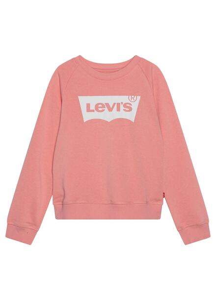 Sudadera Levis Key Item Rosa Para Ni a
