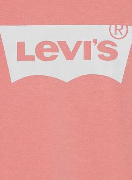 Sudadera Levis Key Item Rosa Para Niña