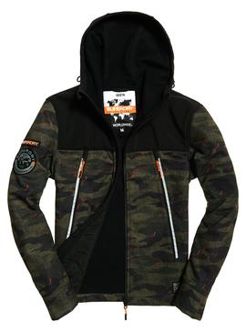 Chaqueta Superdry Softshell Camo Hybrid Hombre