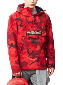 Cazadora Napapijri Rainforest Cross Militar Rojo 