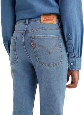 Pantalón Levis High Rise Flare Azul Para Niña