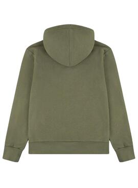 Sudadera Levis Batwing Screenprint Verde Niño