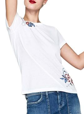 Camiseta Pepe Jeans Dhalia Blanca Mujer