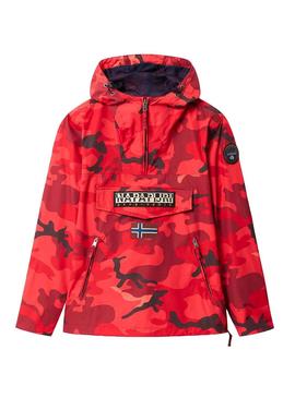 Cazadora Napapijri Rainforest Cross Militar Rojo 