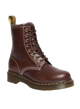 Botas Dr Martens 1460 Serena Marrón Para Mujer