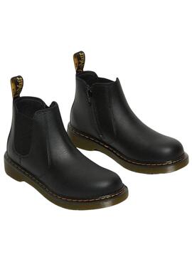 Botas Dr Martens 2976 Y Negro Para Niña Niño