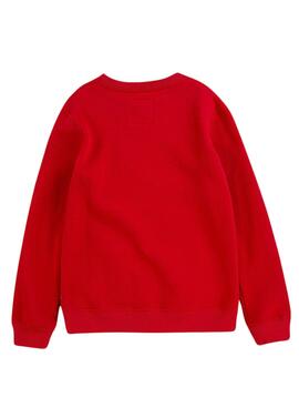 Sudadera Levis Batwing Screenprint Rojo Para Niño