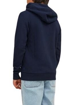 Sudadera Jack And Jones Corp Logo Marino Para Niño