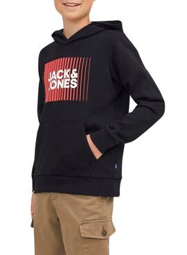 Sudadera Jack And Jones Corp Logo Negro Niño