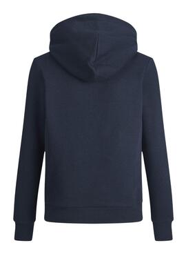 Sudadera Jack And Jones Logo Marino Niño