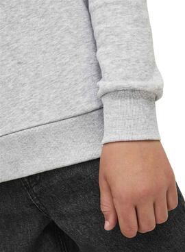 Sudadera Jack And Jones Logo Sweat Gris Para Niño