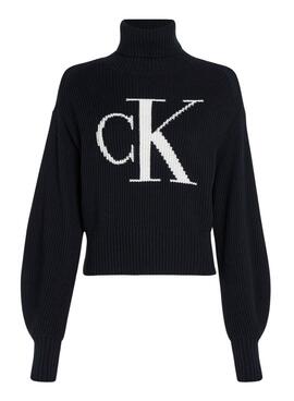 Jersey Calvin Klein Jeans Blown CK Negro Mujer