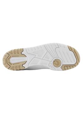 Zapatillas New Balance BB550 Blanco Camel Mujer