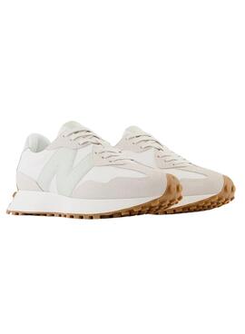 Zapatillas New Balance 327 Blanco Mint Para Mujer