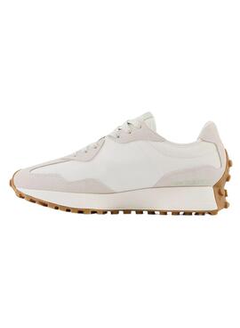Zapatillas New Balance 327 Blanco Mint Para Mujer