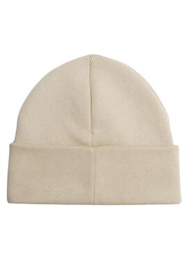 Gorro Calvin Klein Jeans De Punto Monologo Beige
