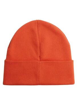 Gorro Calvin Klein Jeans Monologo Punto Naranja