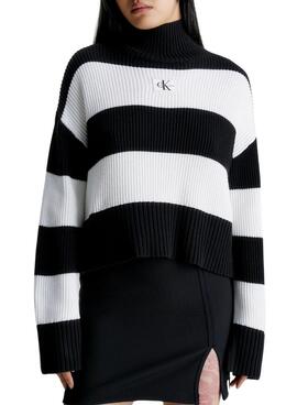 Jersey Calvin Klein Jeans Label Chunky Para Mujer