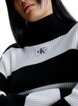 Jersey Calvin Klein Jeans Label Chunky Para Mujer