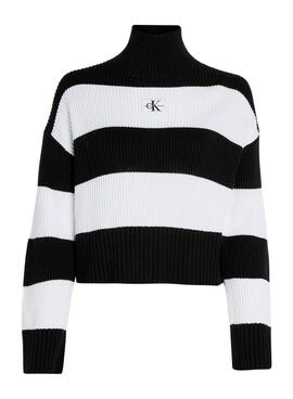 Jersey Calvin Klein Jeans Label Chunky Para Mujer