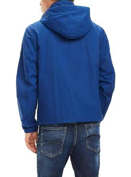 Chaqueta Tommy Jeans Essential Hooded Azul Hombre