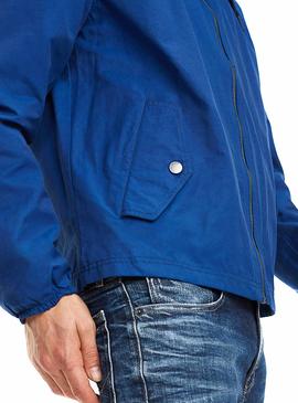 Chaqueta Tommy Jeans Essential Hooded Azul Hombre